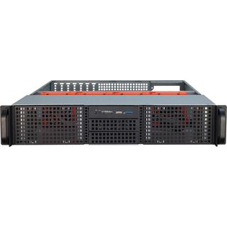 Inter-Tech IPC 2U-20255 Server Rack ohne Netzteil schwarz