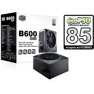600 Watt Cooler Master B600 Non-Modular 80+