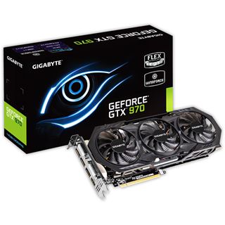 4GB Gigabyte GeForce GTX 970 Windforce 3X OC Aktiv PCIe 3.0 x16