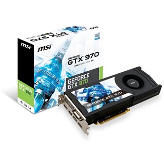 4GB MSI GeForce GTX 970 OC (Referenz Kühler) Aktiv PCIe 3.0 x16