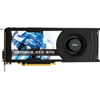 4GB MSI GeForce GTX 970 OC (Referenz Kühler) Aktiv PCIe 3.0 x16