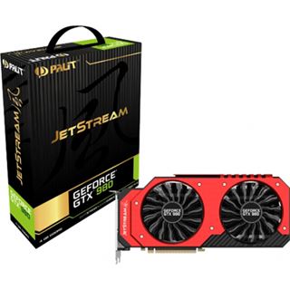 4GB Palit GeForce GTX 980 JetStream Aktiv PCIe 3.0 x16 (Retail)