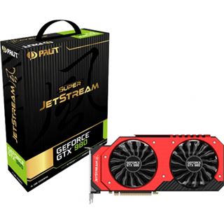 4GB Palit GeForce GTX 980 Super Jetstream Aktiv PCIe 3.0 x16 (Retail)