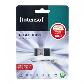 64 GB Intenso Slim Line schwarz USB 3.0