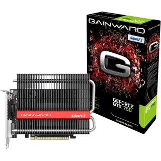 2GB Gainward GeForce GTX 750 Passiv PCIe 3.0 x16 (Retail)