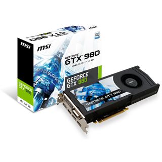 4GB MSI GeForce GTX 980 OCV1 Aktiv PCIe 3.0 x16 (Retail)