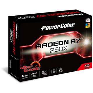 2GB PowerColor Radeon R7 260X OC V3 Aktiv PCIe 3.0 (Retail)