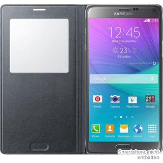 Samsung S-View EF-CN910FK Kunstleder Flip-Cover für Samsung