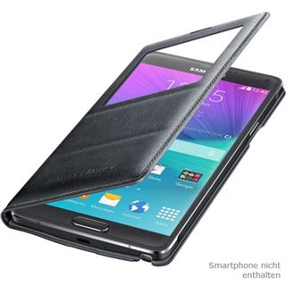 Samsung S-View EF-CN910FK Kunstleder Flip-Cover für Samsung
