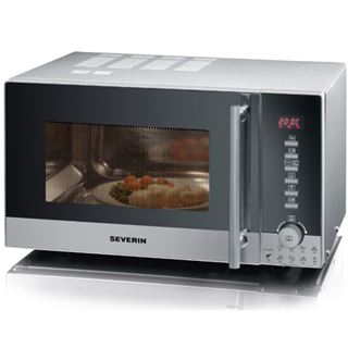 Severin Mikrowelle+Grill 800W MW9722 silber/edelstahl