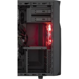 Corsair Carbide Series SPEC-02 Red LED mit Sichtfenster Midi Tower