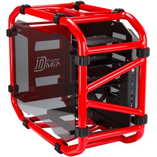 IN WIN D-Frame mini mit Sichtfenster Mini-ITX ohne Netzteil rot