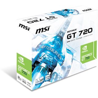 2GB MSI GeForce GT 720 GDDR5 Passiv PCIe 2.0 x 8 (Retail)