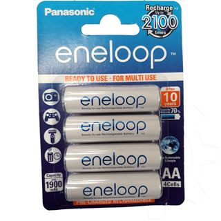 Panasonic eneloop HR6 Nickel-Metall-Hydrid AA Mignon Akku 1900 mAh