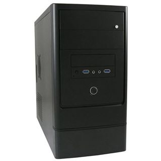 LC-Power 2002MB Mini Tower ohne Netzteil schwarz