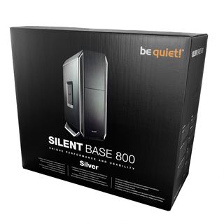 be quiet! Silent Base 800 gedämmt Midi Tower ohne Netzteil silber