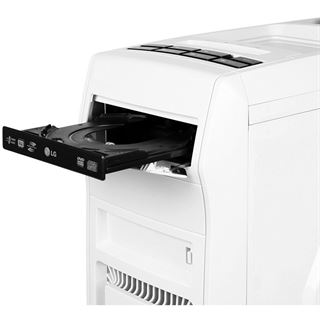 Cooltek GT-01 mit Sichtfenster Midi Tower ohne Netzteil weiss