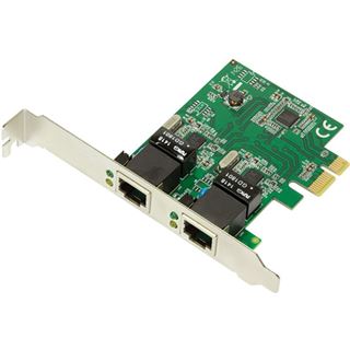 Logilink PCI Express Karte, Gigabit Lan, 2-Port, LogiLink PC0075