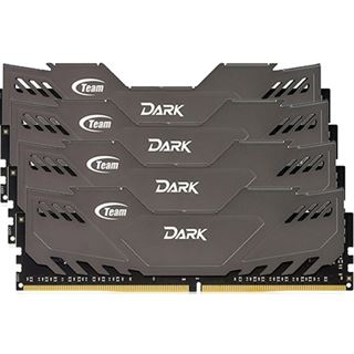 16GB TeamGroup Dark Series grau DDR4-3000 DIMM CL16 Quad Kit