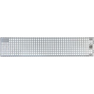 Inter-Tech IPC Frontgitter 2U silber abschließbar