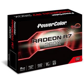 2GB PowerColor Radeon R7 260X OC V4 Aktiv PCIe 3.0 (Retail)