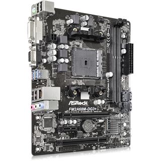 ASRock FM2A68M-DG3+ AMD A68H So.FM2+ Dual Channel DDR3 mATX Retail