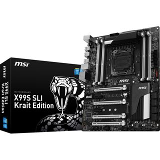 MSI X99S SLI Krait Edition Intel X99 So.2011-3 Quad Channel DDR4 ATX