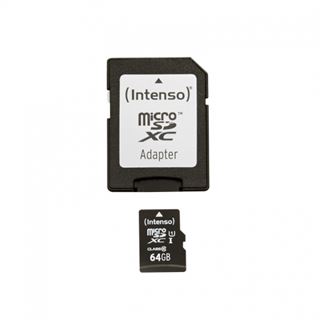 64 GB Intenso Premium microSDXC Class 10 UHS-I Retail inkl. Adapter