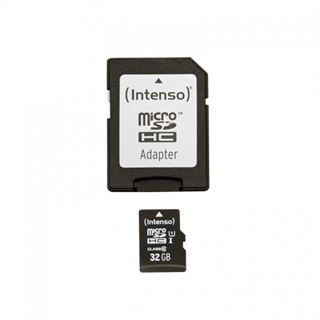 32 GB Intenso microSDHC Class 10 Retail inkl. Adapter auf SD