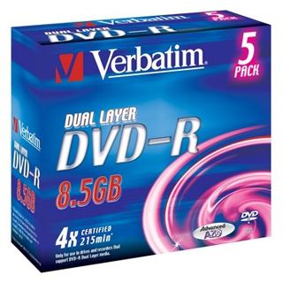 Verbatim DVD-R DL 8.5 GB 5er Jewelcase (43543)