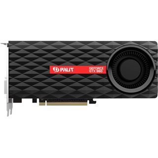 2GB Palit GeForce GTX 960 OC Aktiv PCIe 3.0 x16 (Retail)