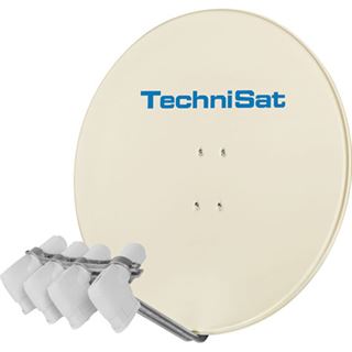 Technisat Skytenne 85cm inkl. 4x Quatro-LNBs beige