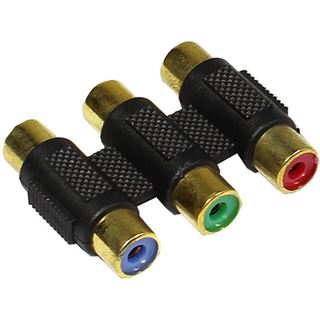 Good Connections YUV Adapter 3xCinch Buchse auf 3xCinch Buchse Schwarz