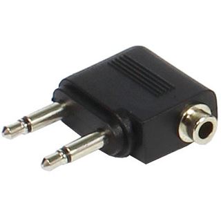 Good Connections Audio Adapter 2x3.5mm Klinke Stecker Mono auf 3.5mm