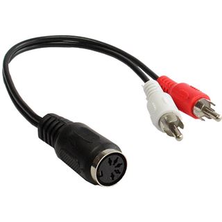 Good Connections Audio Adapter Stereo 5pol DIN Buchse auf 2xCinch