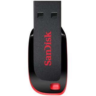 128 GB SanDisk Cruzer Blade schwarz USB 2.0