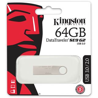 64 GB Kingston DataTraveler SE9 G2 silber USB 3.0