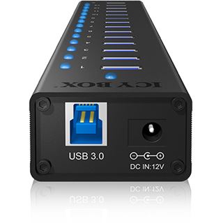 ICY BOX IB-AC6113 USB-Hub, 13x USB-A 3.0, USB-B 3.0 [Buchse] (70420)