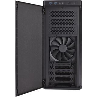 Corsair Carbide 330R Blackout Edition gedämmt Midi Tower ohne