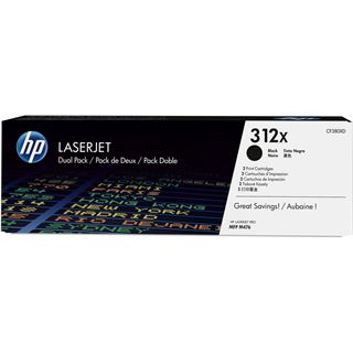 HP 312X Toner schwarz f&uuml;r LaserJet Pro MFP Doppelpack,
