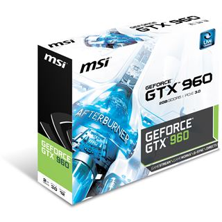 2GB MSI GeForce GTX 960 Aktiv PCIe 3.0 x16 (Retail)