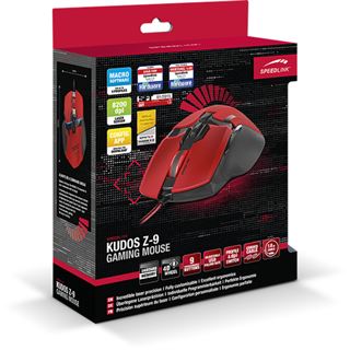 Speedlink Kudos Z-9 USB rot (kabelgebunden)