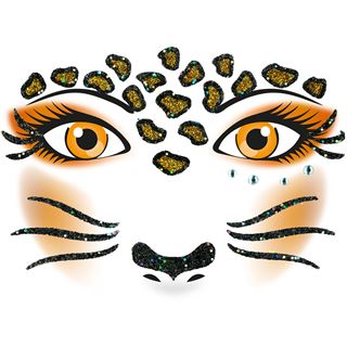 Herma Face Art Sticker Leopard