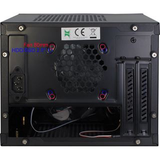 Inter-Tech SY-800 Mini-ITX ohne Netzteil schwarz