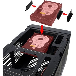 Inter-Tech SY-800 Mini-ITX ohne Netzteil schwarz