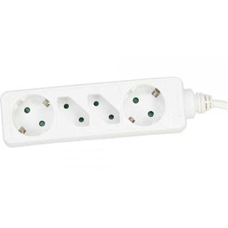 (&euro;1,71*/1m) 3.00m InLine Steckdosenleiste Wei&szlig; 4 (16443W)