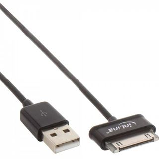 InLine Samsung Galaxy Tablet USB Kabel, Samsung Stecker an USB A