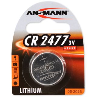 ANSMANN CR2477 Lithium Knopfzellen Batterie 3.0 V 1er Pack