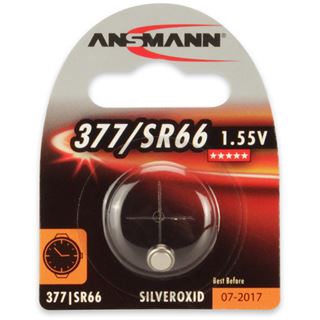 ANSMANN SR66 Silberoxid Knopfzellen Batterie 1.5 V 1er Pack