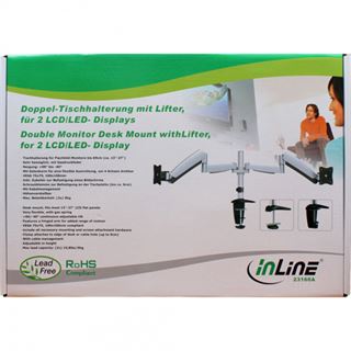 InLine 23160A Tischhalterung silber